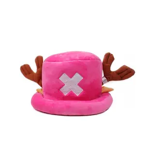 Op Inspired Pink Hat with Cross Emblem for Costumes Cosplay Halloween Purpose