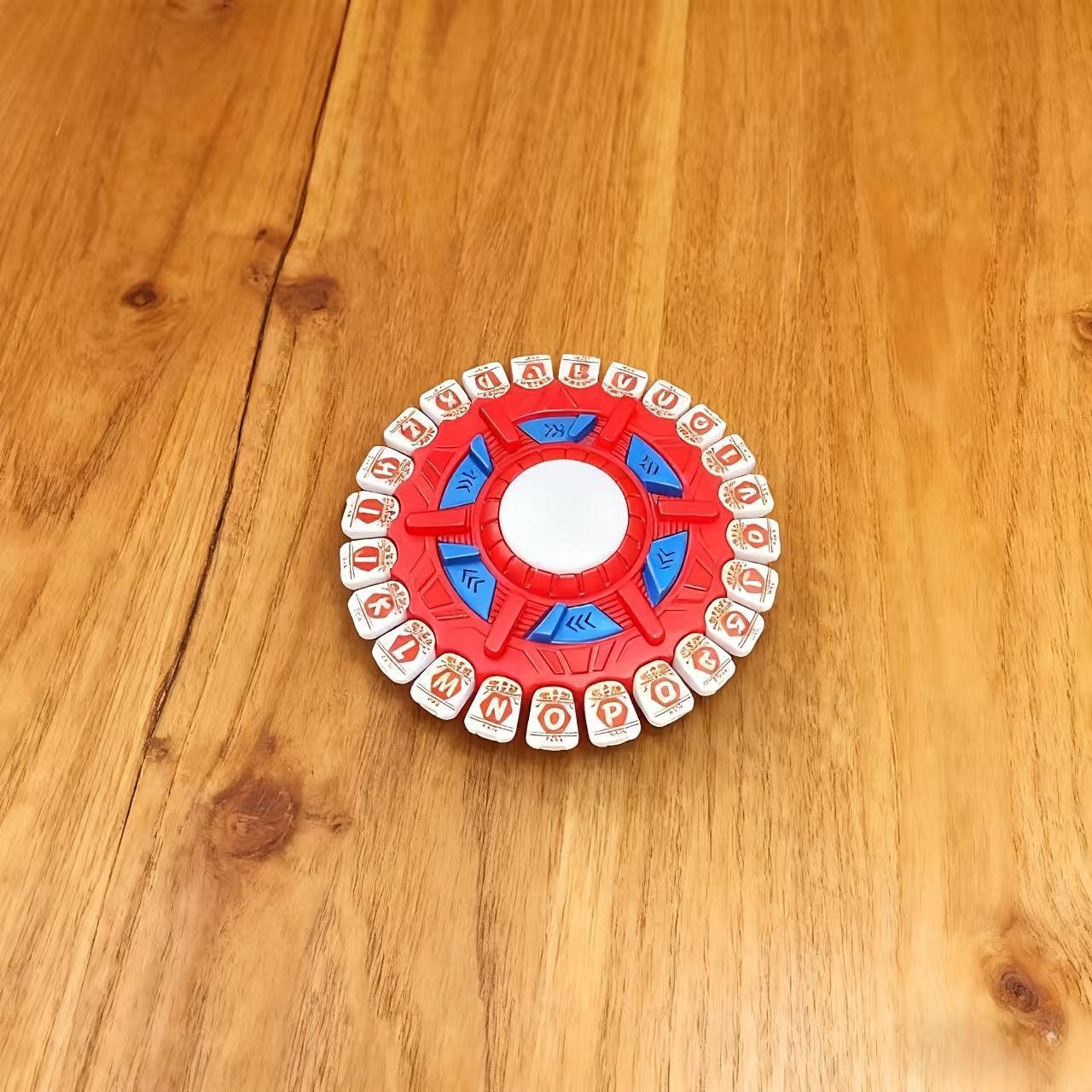 New 24-Key Fun Fast-Paced Alphabet Game, Spanish Alphabet Version, Halloween Christmas Party Interactive Tabletop Game, Crazy Alphabet Educational Board Game