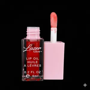 Laser Glow Rich Moisturizing Lip Oil Infused with Vitamin E Coconut Oil Raspberry Seed Oil & Antioxidants Dermatologist Tested Hydrating Moisturizer