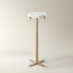 Z Gallerie Anya Side Table, Modern Nightstand, Outdoor Living Room Table, Living Room Tables