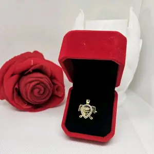 LaYaiBoutique #2378 Turtle ring, 14k gold plated, High Quality