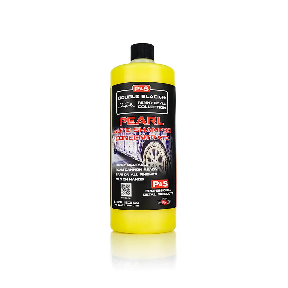 P&S Detail Products - Pearl Auto Shampoo - High-Foaming, pH-Balanced Car Wash Soap, Biodegradable, Safe for All Finishes, Lemon Scent, Foam Cannon & Bucket Wash