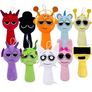 10PCS Sprunki Incredibox Plush Toys – Kawaii Collectible character Plushies Set, Soft Pillow Dolls for Kids, Perfect Valentine's Day Gift for Boys Girls, Easter Basket Stuffer, Birthday Present for Game Fans & Room Decor.