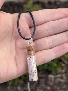 Spicy Love Spell Jar Necklace Daily Wear Intention Jewelry Spell Jar Pendant