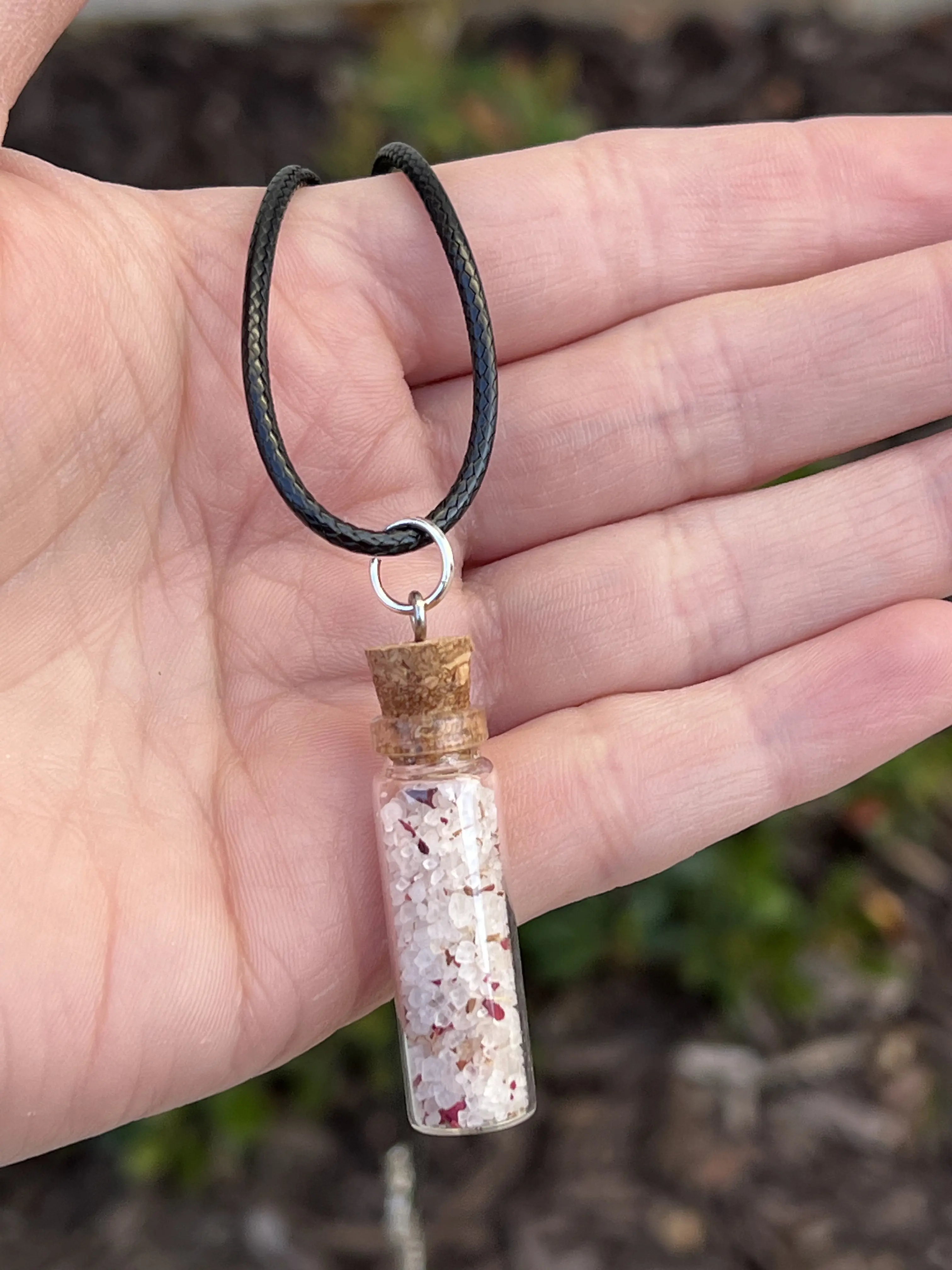 Spicy Love Spell Jar Necklace Daily Wear Intention Jewelry Spell Jar Pendant