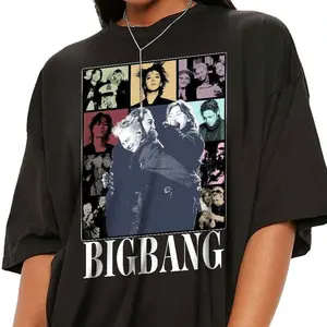 BIGBANG Era Vintage GDragon Taeyang Daesung Shirt, Bangchella Bootleg Tee, KPop Tee