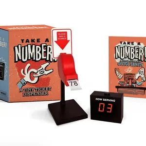 RP Minis Take a Number!: A Tiny Ticket Dispenser Paperback Edition Released November 2 2021 Compact Literature for Quirky Readers