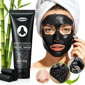 Bamboo Charcoal Peel-Off Face Mask Deep Cleansing Blackhead Remover T-Zone Care for Clearer Skin Facial Skin Care Product for Women & Men 60g