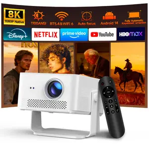 [Summervibes] Magcubic HY450MAX 1100ANSI Projector Auto Focus 8K Decode 12W Speaker HDR10+ Android 14.0 Dual WiFi6 BT5.4 Fully Automatic Keystone 1.0:1 Throw Ratio Screen Recognize & Automatic Obstacle Avoidance Home Cinema, Movienight