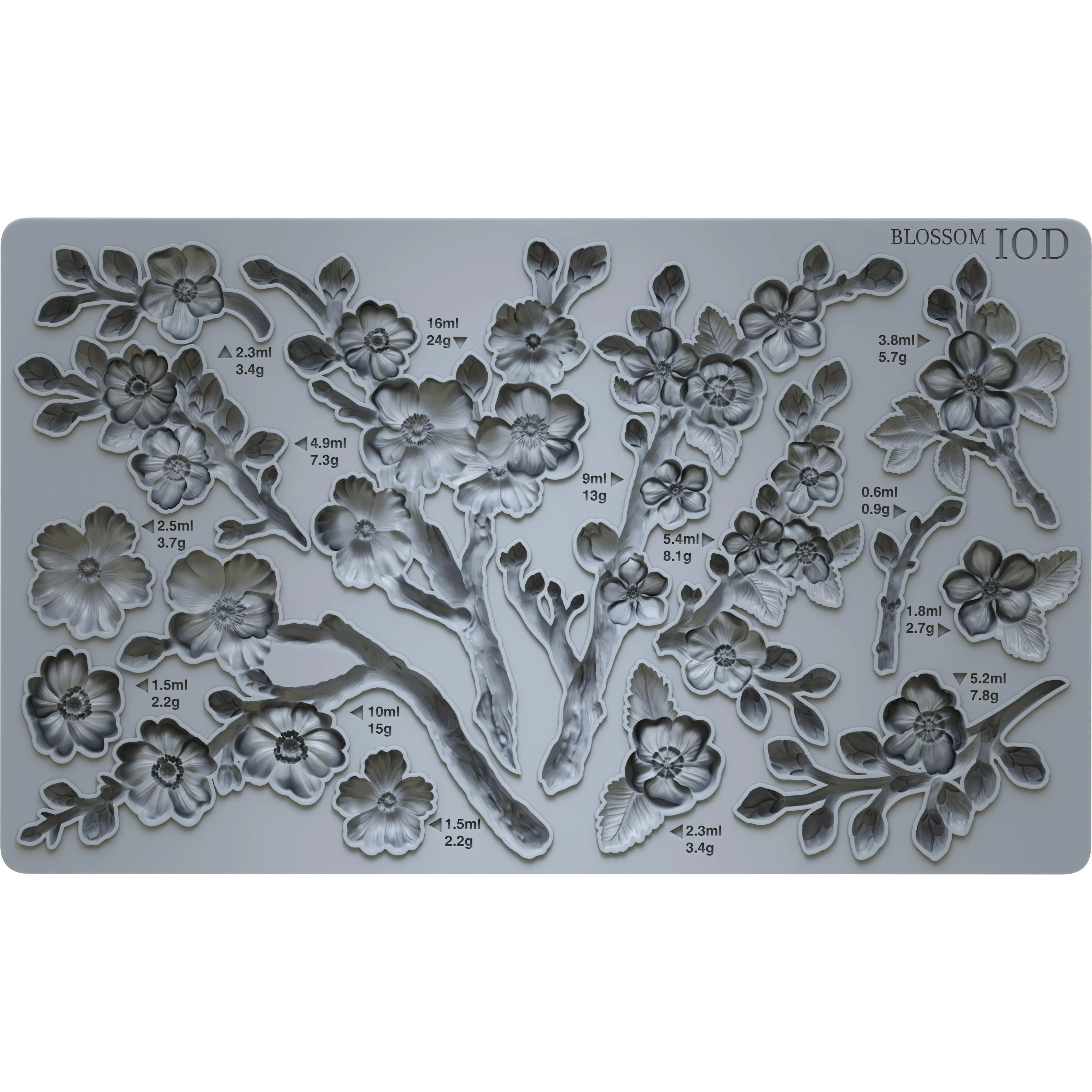 Blossom 6X10 IOD Mould