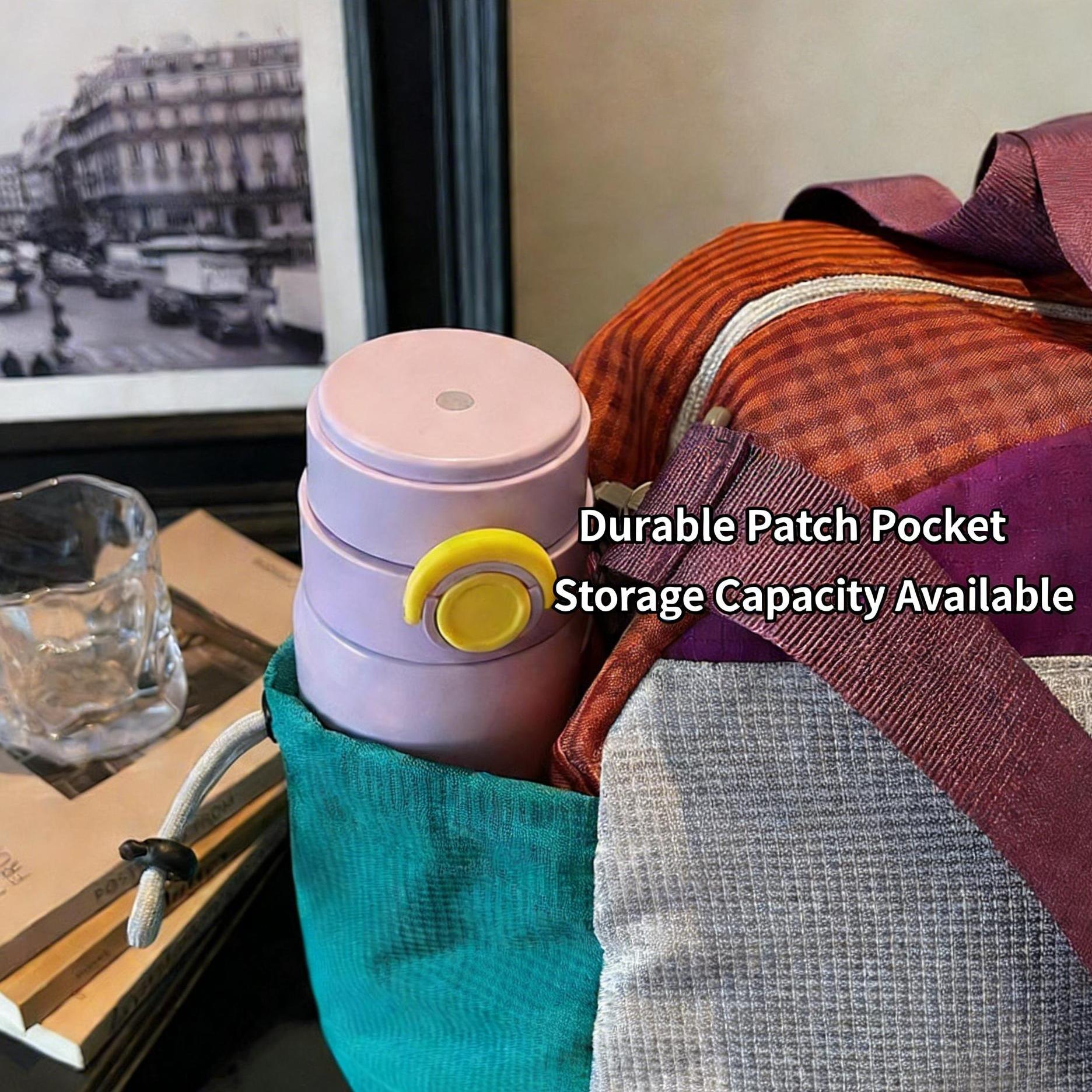 Color blocking splicing travel bag for women, large capacity handheld lightweight storage bag, sports yoga fitness bag, crossbody boarding bag