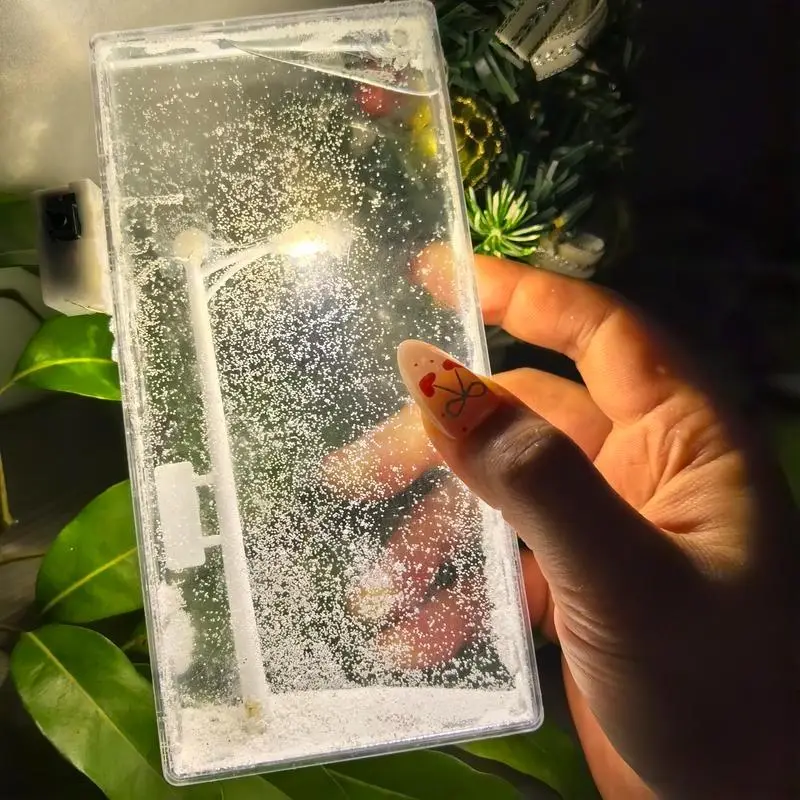 Snowy Night Street Lamp Design DIY Night Light, Battery Powered Desktop Decor for Birthday & Christmas, Ideal Gift for Girlfriends & Boyfriends