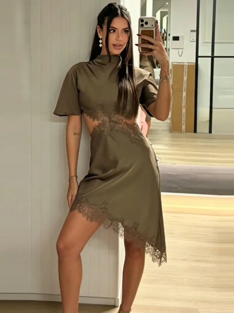 satin asymmetrical dress - TikTok Shop satin asymmetrical dress - TikTok Shop
