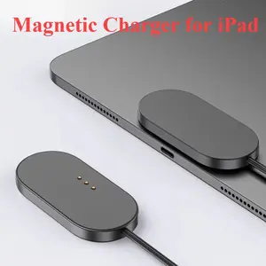 Magnetic Wireless Charger for iPad Pro 12.9inch/11.9in, 18w Fast Charging, Aluminum Alloy, USB-C Cable, Tablet & Computer Charger