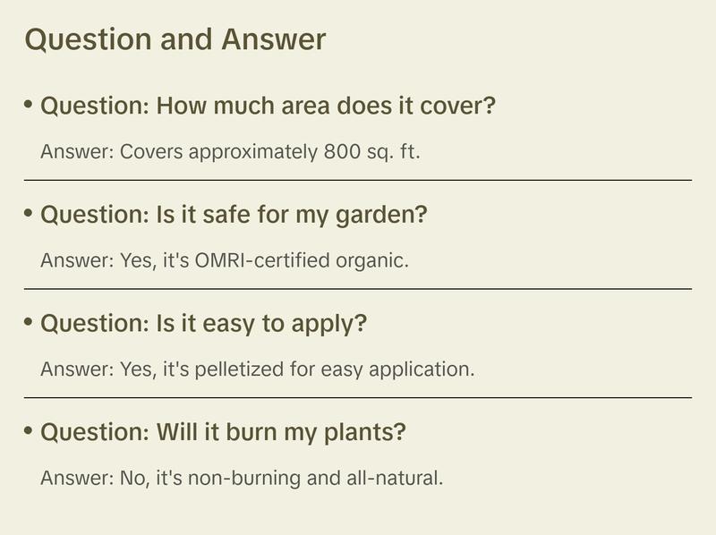 Coop Gro OMRI-Certified Organic, Pelletized Chicken Litter Fertilizer 25 lbs - For Healthy Lawns and Gardens