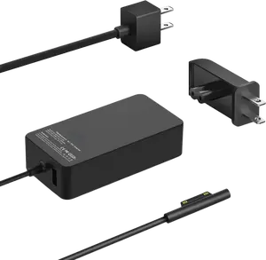 65W Microsoft Surface Pro Charger Adapter, Power Adapter Accessory for Surface Pro 9/8/7+/7/6/5/4/3, Laptop 5/4/3/2/1/Studio, Book 2/1, Go 3/2/1 (Supports 44W, 36W) with 6FT Power Cord