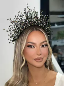 Rhinestone Crown, Elegant Crown Design for Wedding, Bridal Party Favor, Elegant Bridal Headwear for Wedding Bridal Party Formal Occasions, Fashion Hair Accessories for Women, Tiaras