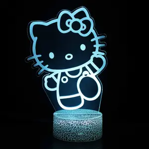 Sanrio Hello Kitty LED Decorative Light - Adorable Character Design for Kids' Rooms & Play Areas, Soft Warm Glow, Cozy Atmosphere, Versatile Use