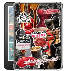 Dark Romance Reader (Variety Pack) | Clear Insert Cover | Sticker Effect