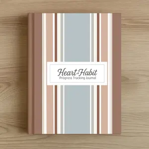 Heart + Habit Goal Planner & Habit Tracker Journal | Stay Consistent & Actually Follow Through