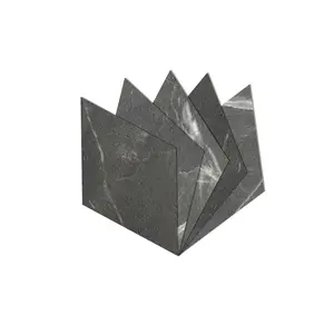 Alphabet Tile 26 Letters in Lightning Trail Cosmos Black DIY Peel and Stick Backsplash Tile