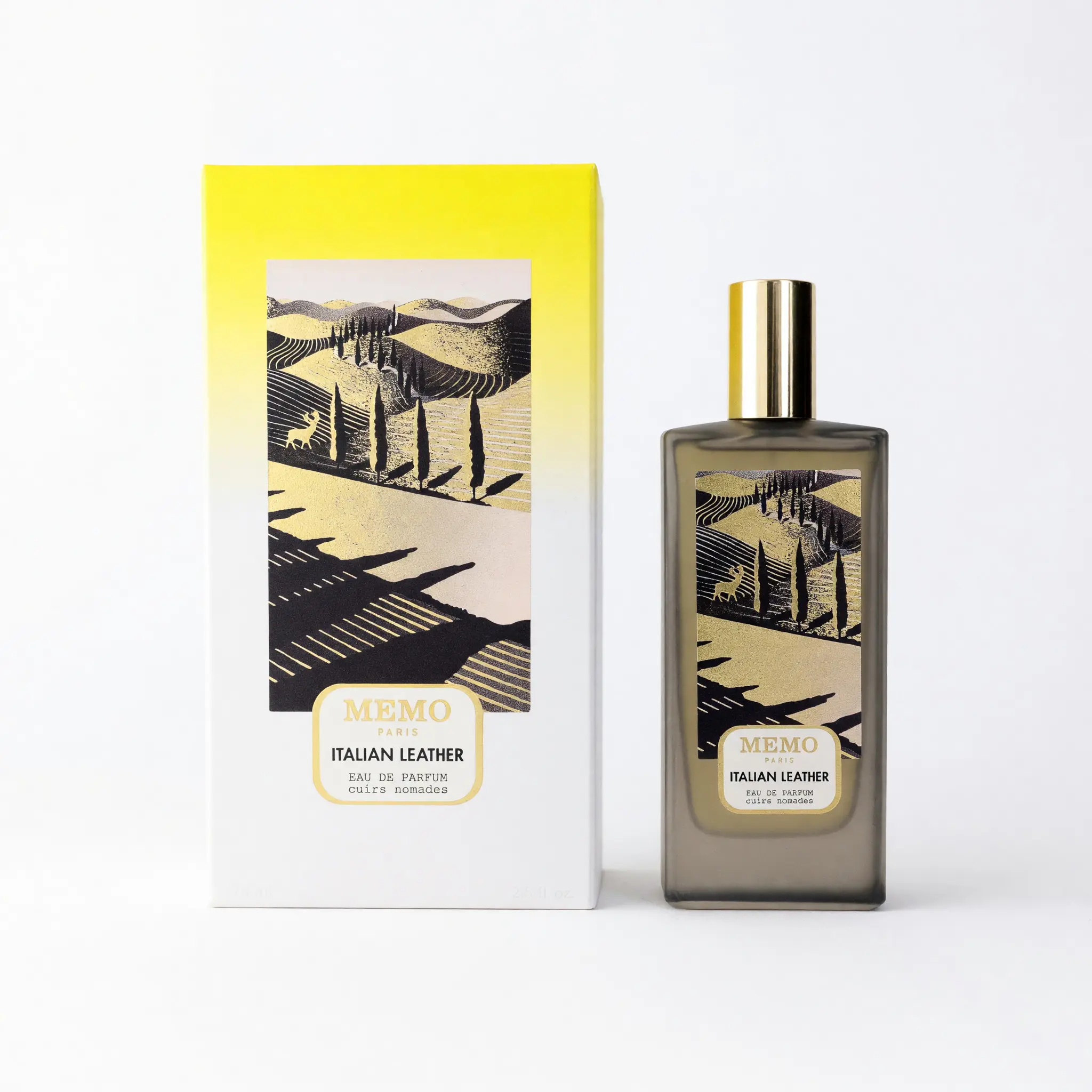 Unisex Italian Leather by Memo 2.5 oz EDP Cologne Spray - Top Notes Tomato Leaf, Vanilla Unisex Fragrance