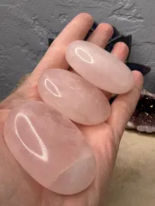 Rose Quartz Palm Stones