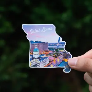 Saint Louis, MO Sticker | Colorful Waterproof Decoration Gift