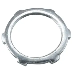 Hubbell Raco 1192B4 Rigid Locknut Steel - 0.5 in., Steel Construction