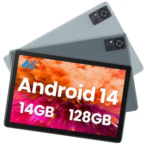 2025 Newest Android 14 Tablet 4G Cellular 14GB RAM(8+6 Virtual)+128GB ROM+1TB Expandable, 5G WIFI Tablet 10.1 Inch Incell HD Screen, 2 in 1 Tablet Octa-Core 7000mAh Battery, Bluetooth 5.0/GPS/13MP+8MP