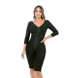 Reina Ultra Invisible High Compression Faja with Integrated Brasier - SMI7162 for Post-Surgical & Daily Wear, Body Sculpting Compression, Minimalist Design, Lycra with Vitamin E Womenswear Shapewear