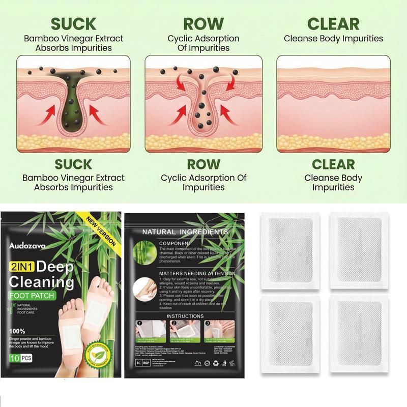 40 Foot Detox Patches: Relieve Stress, Detoxify, and Improve Sleep | Natural Deep Cleansing Patches