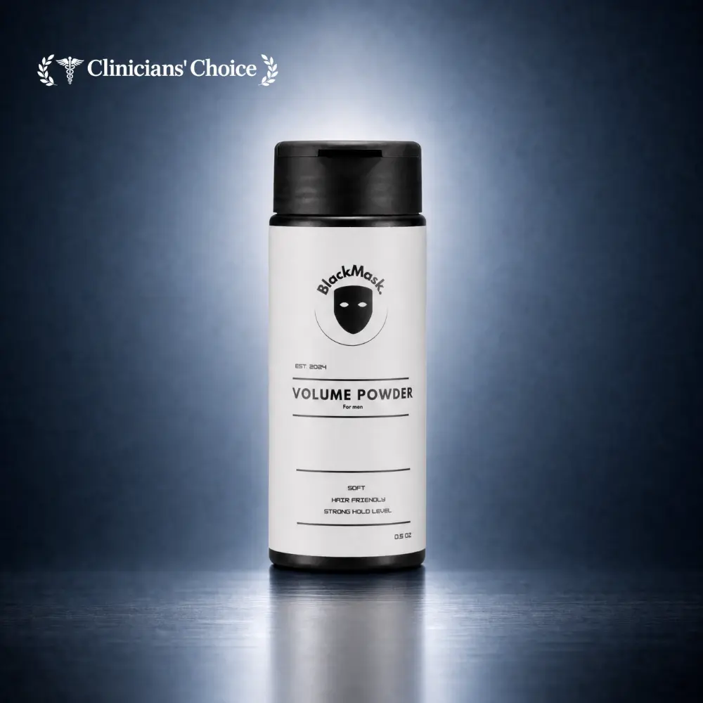 BlackMask Texture Powder for Men - Instantly Adds Texture & Volume with Strong Hold, Gentle Cleansing - Dermatologist Tested