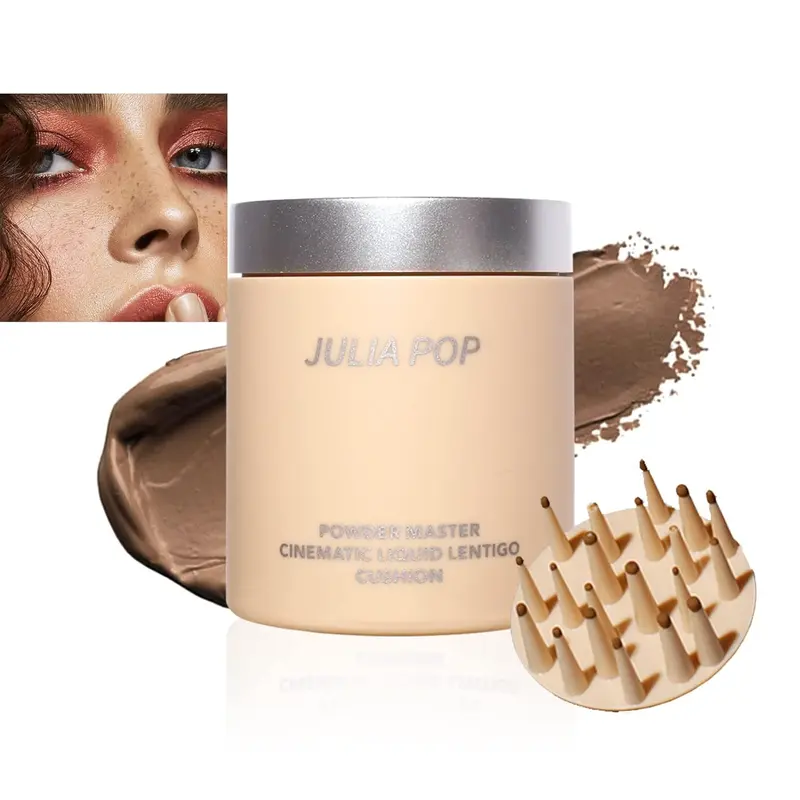 Light Brown Liquid Freckle Pen - Waterproof, Long-Lasting, Quick-Dry Makeup Product with Jar for Lifelike, Natural-Look Cosmetic Application