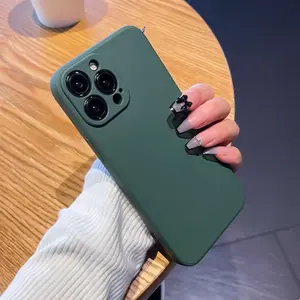 Full Protection Soft Silicone iPhone Case TPU Shockproof Cover for 17 16 15 14 13 All Models