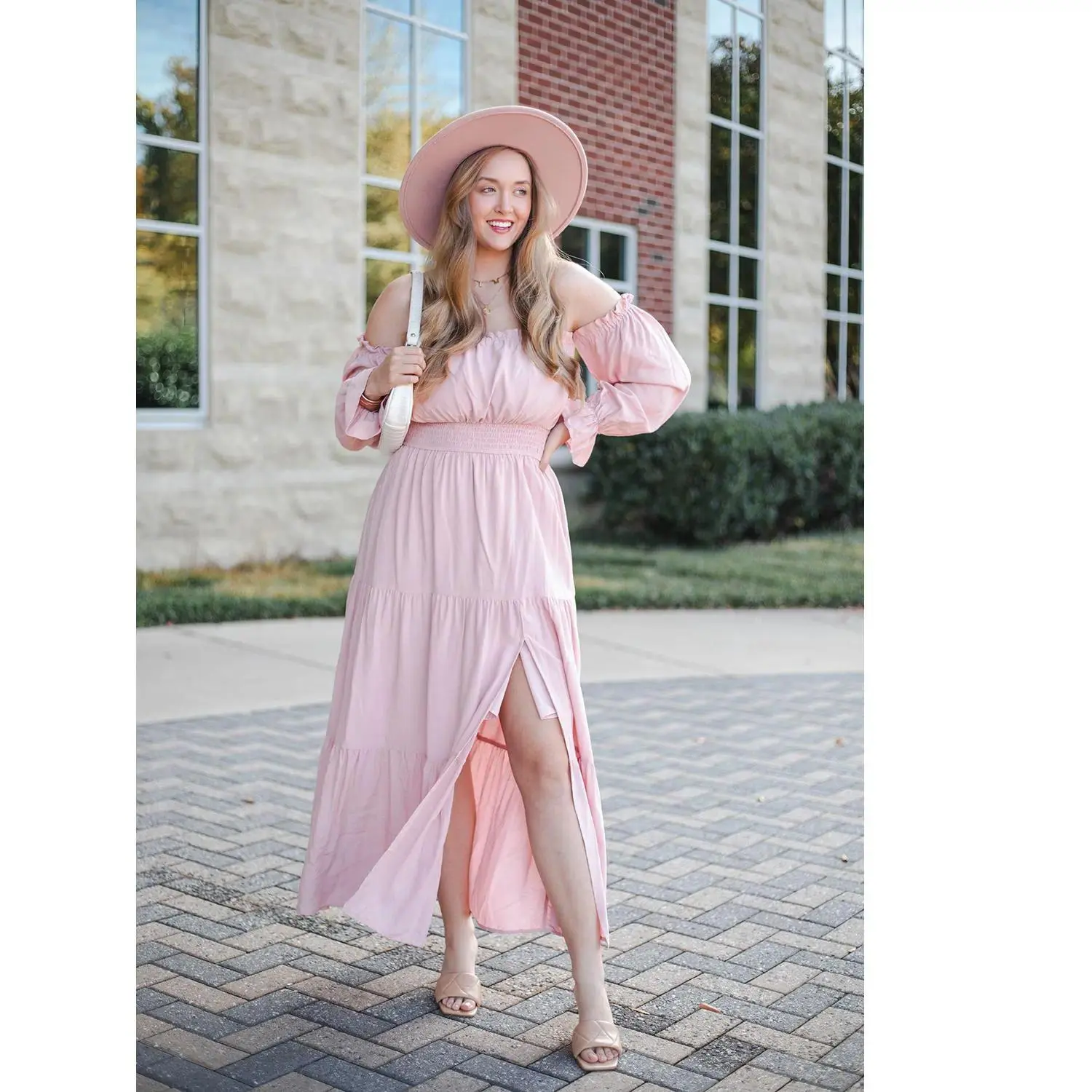 Off Shoulder Maxi Dress for Women Sexy High Slit Smocked Waist Boho Long Sleeve Dress, Flowy A-Line Beach Vacation Party Dress for Summer Outfit - TikTok Shop Off Shoulder Maxi Dress for Women Sexy High Slit Smocked Waist Boho Long Sleeve Dress, Flowy A-Line Beach Vacation Party Dress for Summer Outfit - TikTok Shop