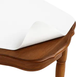 Felt Back Vinyl Table Pad – Cut-to-Fit Waterproof Table Protector with Flannel Backing – Heat-Resistant Dining Table Cover, 52" x 108"