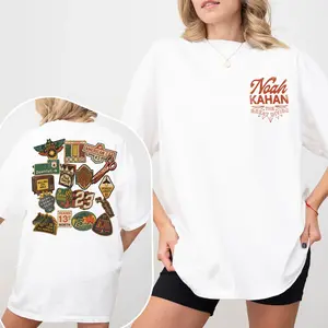 180g[100%cotton]N180g[100%cotton]oah Kahan Shirt, Indie Folk Concert Tee, Comfort Colors T-Shirt, Porch Light Song Shirt, Back Print Unisex Tee