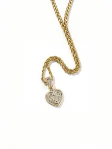 Mother's Day exquisite jewelry gift necklace, heart-shaped birthstone bubble pendant necklace, rock candy heart pendant, niche design, copper-set zircon necklace, light luxury hip-hop style jewelry for women.