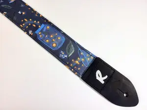 Firefly Guitar Strap- Glowing Firefly Guitar Strap- Double Padded-Comfortable