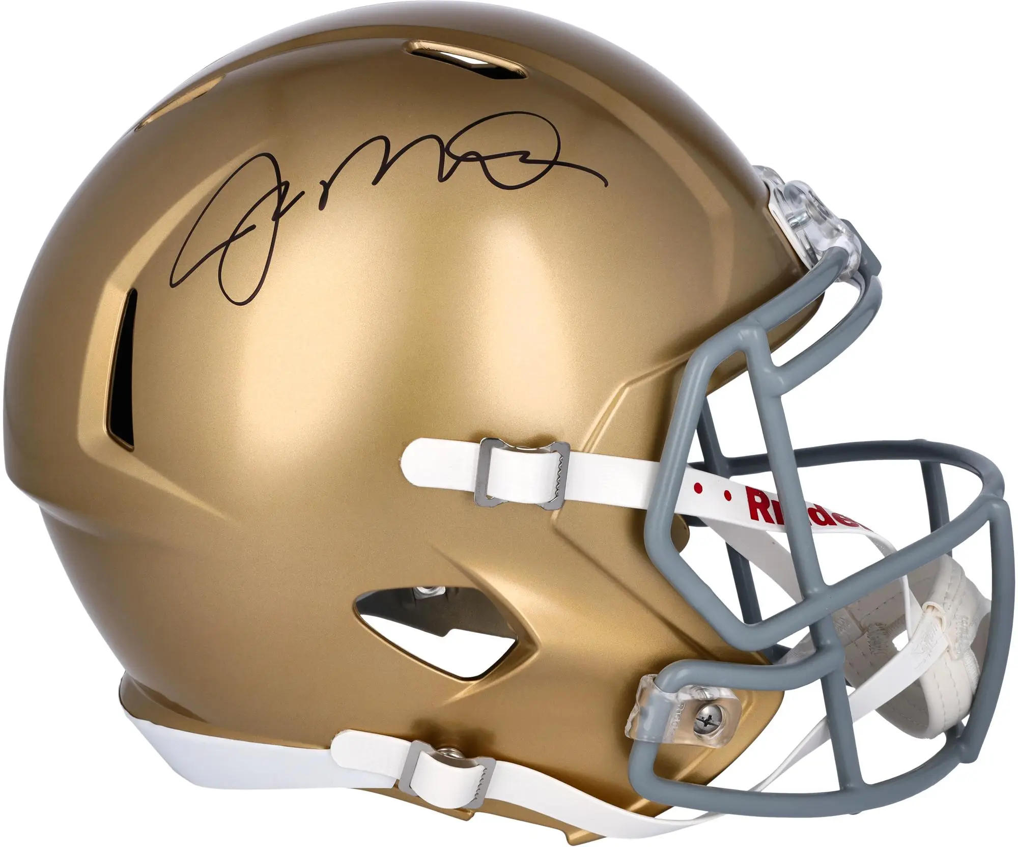 Joe Montana Notre Dame Fighting Irish Riddell Speed Replica Helmet - Fanatics Authentic Certified