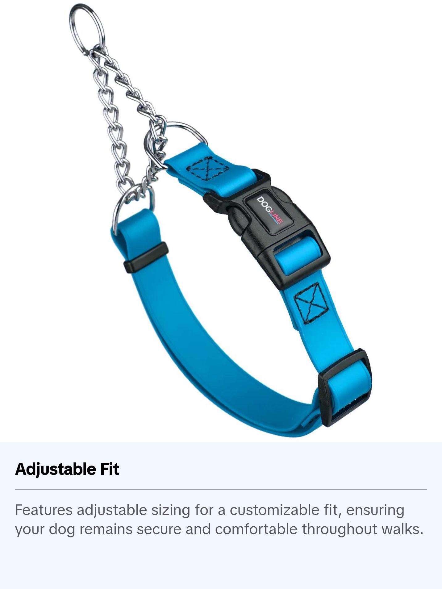 Biothane Adjustable Martingale Collar with Quick Release Buckle