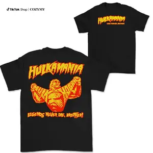 Hulkamania 2 Sides Shirt, Legends Never Die, RIP Hulk Hogan, Hulkamania lives forver, Tribute shirt, hulkamania, Rest in power shirt