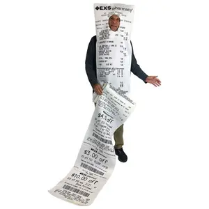 EXS-ively Long Pharmacy Receipt Costume for Adults