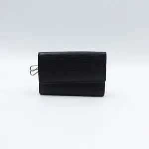 Pre-owned Louis Vuitton Epi Small Leather Goods Black Key Chain Wallet T10410401