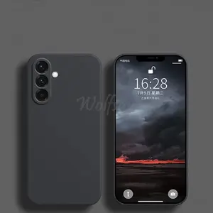 For Samsung Galaxy S25 FE Case Liquid Silicone Plain Rubber Funda Galaxy S25 FE Case Phone Protector Cover Samsung S25 FE Case