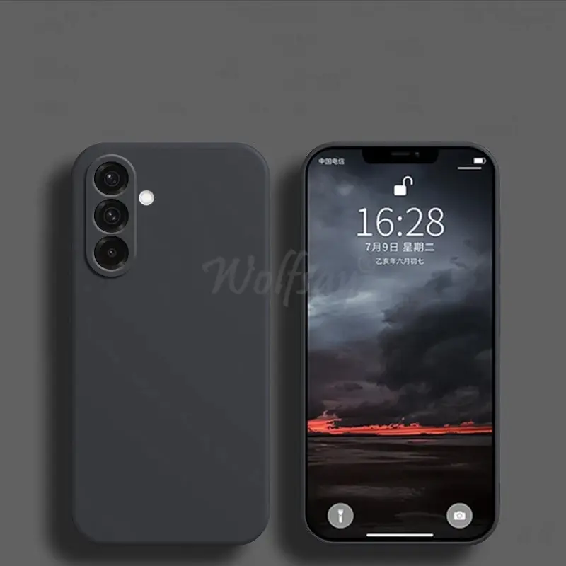 For Samsung Galaxy S25 FE Case Liquid Silicone Plain Rubber Funda Galaxy S25 FE Case Phone Protector Cover Samsung S25 FE Case