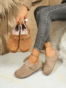 Women's Comfortable Slip-On Sandals Soft Sole Casual Shoes, Adjustable Buckle, Anti-Slip & Breathable, Ideal for Daily Commute