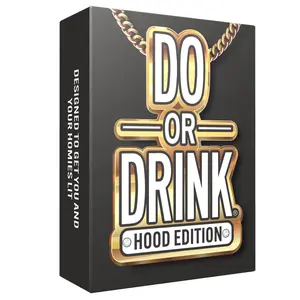 Hood Edition by Do Or Drink Card Game with Hilarious Drinking Card Game for Game Nights, House Parties & Cookouts