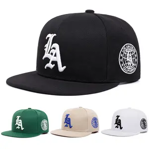 LA Earth Embroidery Baseball Cap Men Women Hip Hop Snapback Cap Outdoor Casual Sun Visor Cap